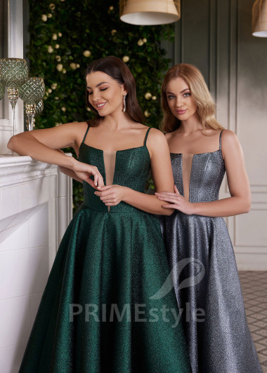 Moderné midi večerné šaty RC2619 - primestyle.sk