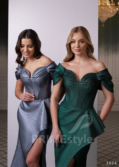 Extravagantné večerné šaty RC2624