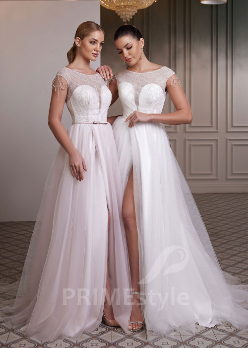 Jednoduché šaty na stužkovú RC2632