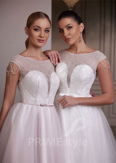 Jednoduché šaty na stužkovú RC2632 - primestyle.sk