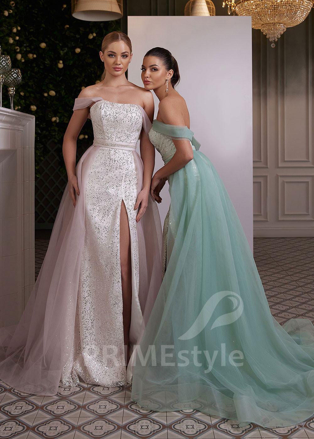 Elegantné večerné šaty RC2634