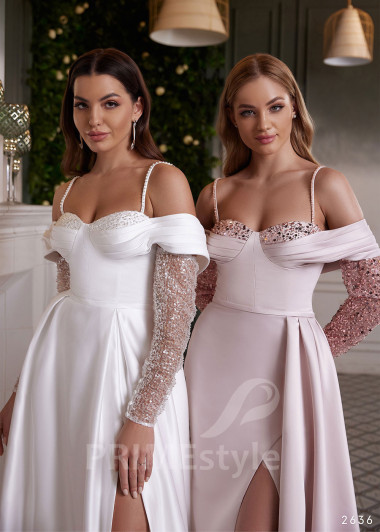 Exkluzívne večerné šaty RC2636 - primestyle.sk