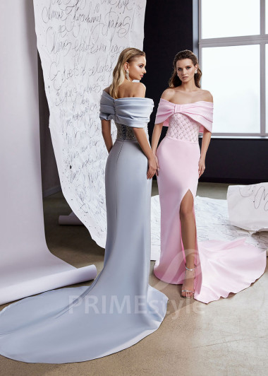 Extravagantné večerné šaty RS953