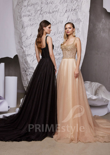 Jednoduché večerné šaty RS959