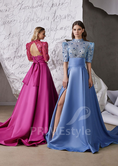 Extravagantné večerné šaty RS961 - primestyle.sk