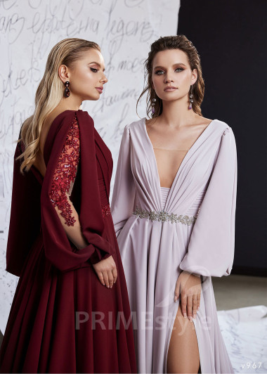 Dlhé šaty pre svadobné mamy RS967 - primestyle.sk