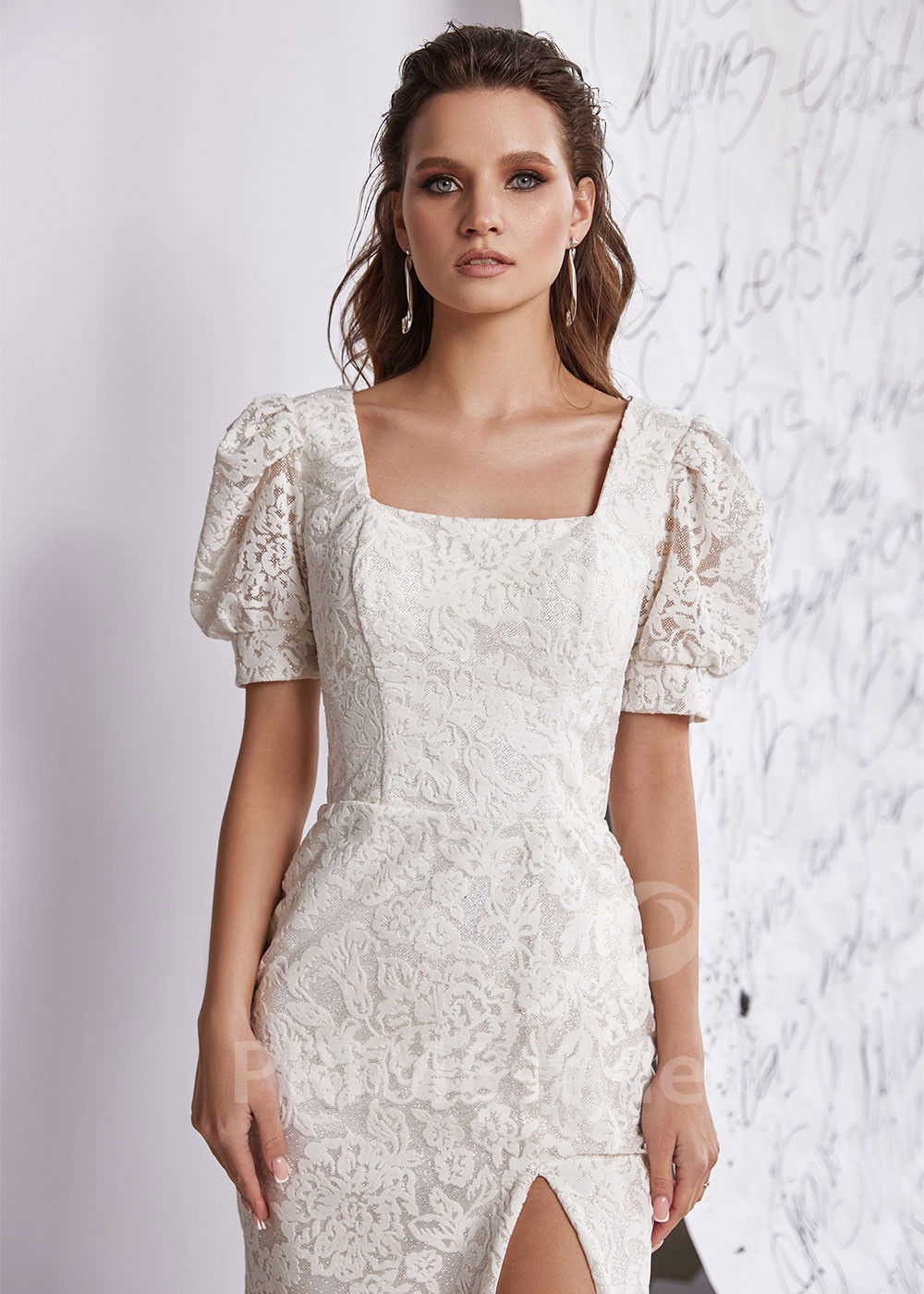 Krajkové šaty na svadbu RS974