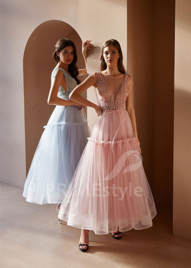 Elegantné večerné šaty RC2402