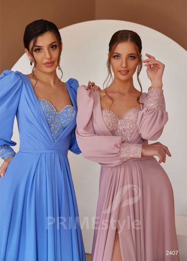 Elegantné šaty pre svadobné mamy RC2407 - primestyle.sk