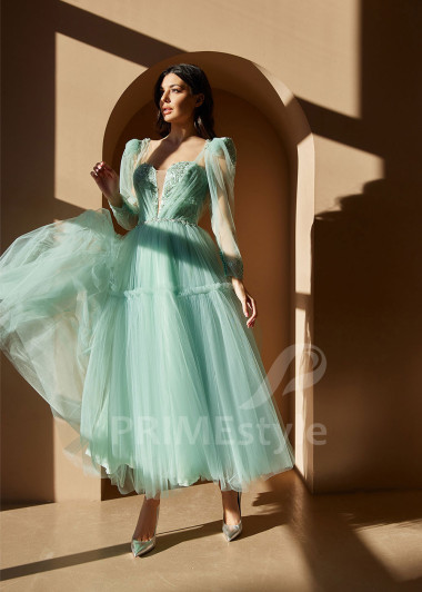 Tylové šaty na svadbu RC2413 - primestyle.sk