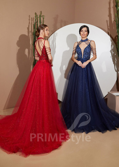 Exkluzívne večerné šaty RC2421