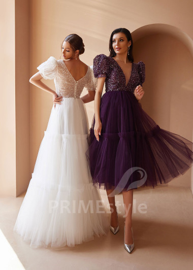 Tylové popolnočné šaty RC2433 - primestyle.sk