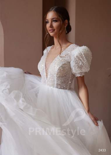 Tylové popolnočné šaty RC2433 - primestyle.sk