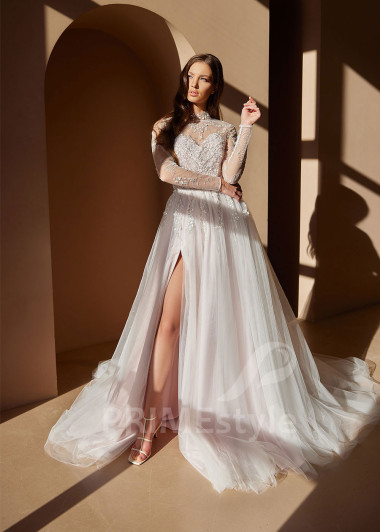 Tylové popolnočné šaty RC2434 - primestyle.sk