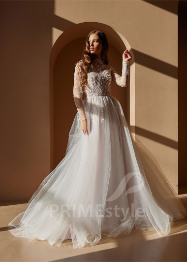 Tylové popolnočné šaty RC2434 - primestyle.sk