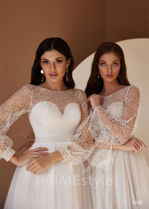 Tylové popolnočné šaty RC2436