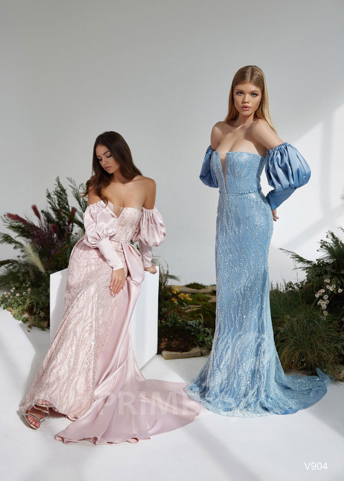 Moderné večerné šaty RS904