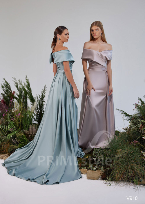 Saténové šaty pre družičky RS910