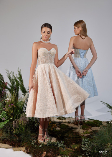 Trblietavé šaty pre družičky RS912 - primestyle.sk