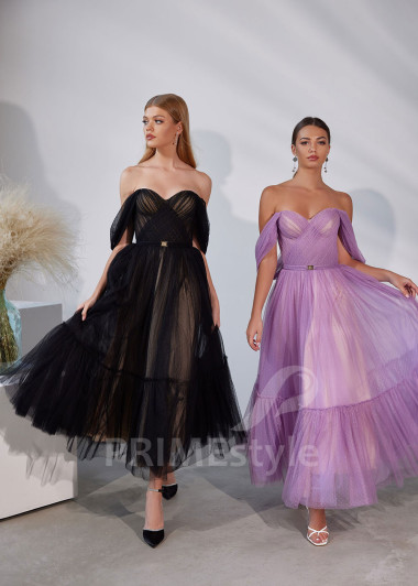 Tylové popolnočné šaty RS913 - primestyle.sk