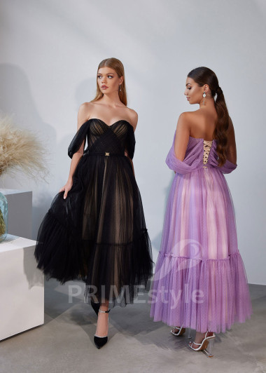 Tylové popolnočné šaty RS913 - primestyle.sk