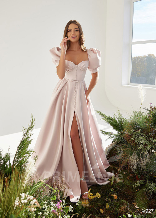 Saténové šaty pre družičky RS927