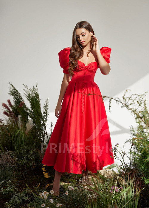 Saténové šaty pre družičky RS927