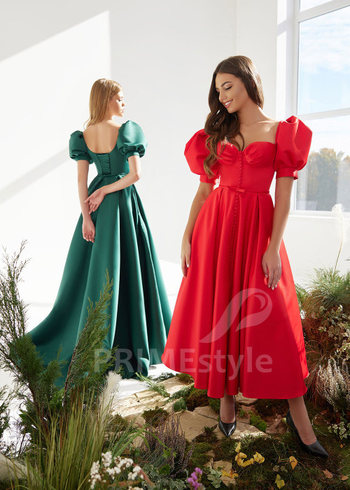 Saténové šaty pre družičky RS927