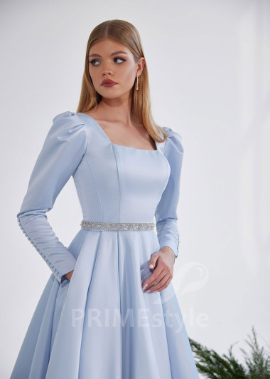 Saténové šaty na svadbu RS929 - primestyle.sk