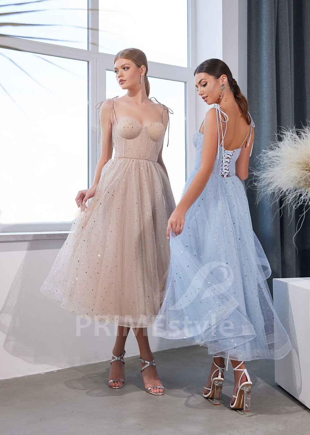 Tylové šaty pre družičky RS930