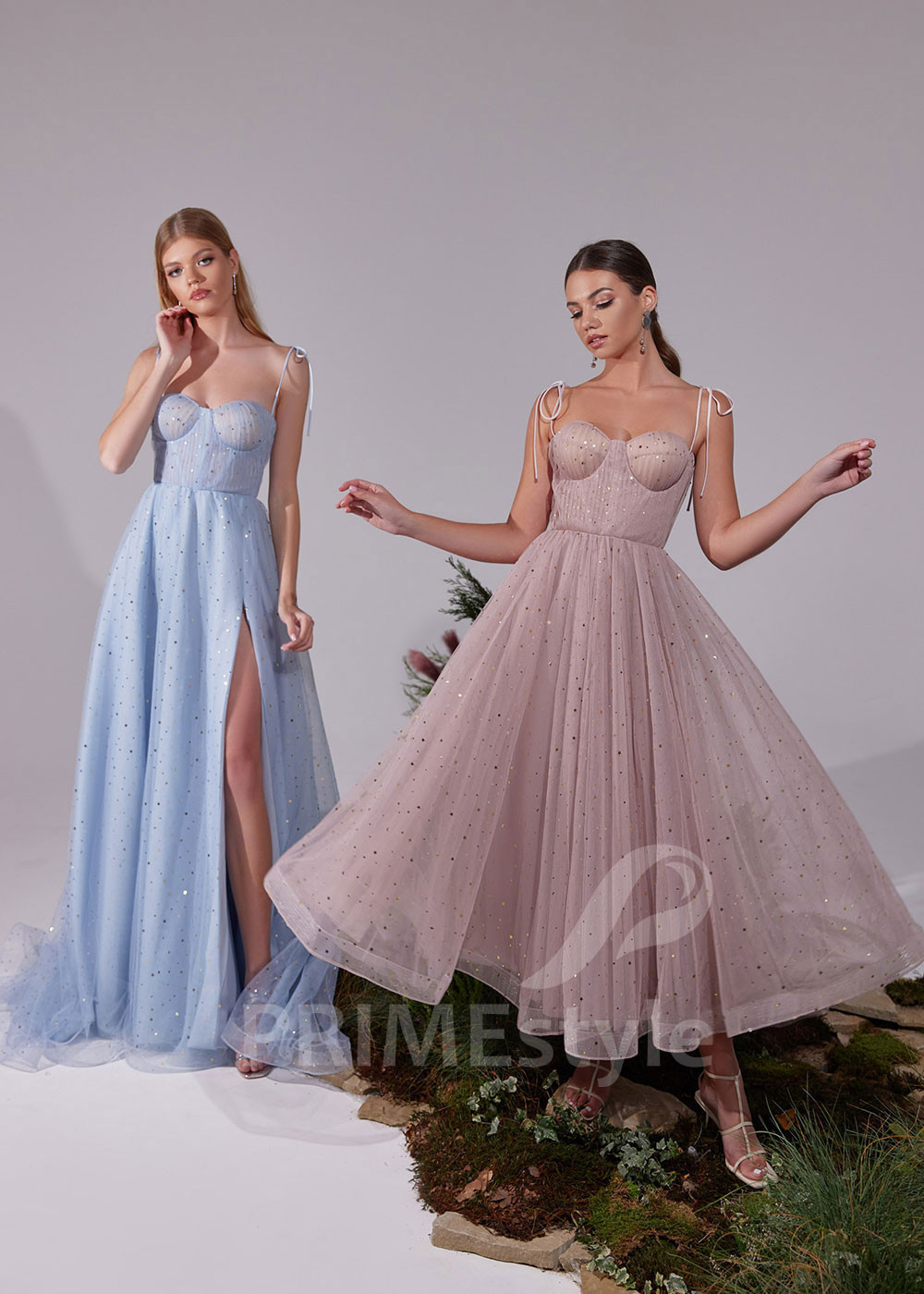 Tylové šaty pre družičky RS930