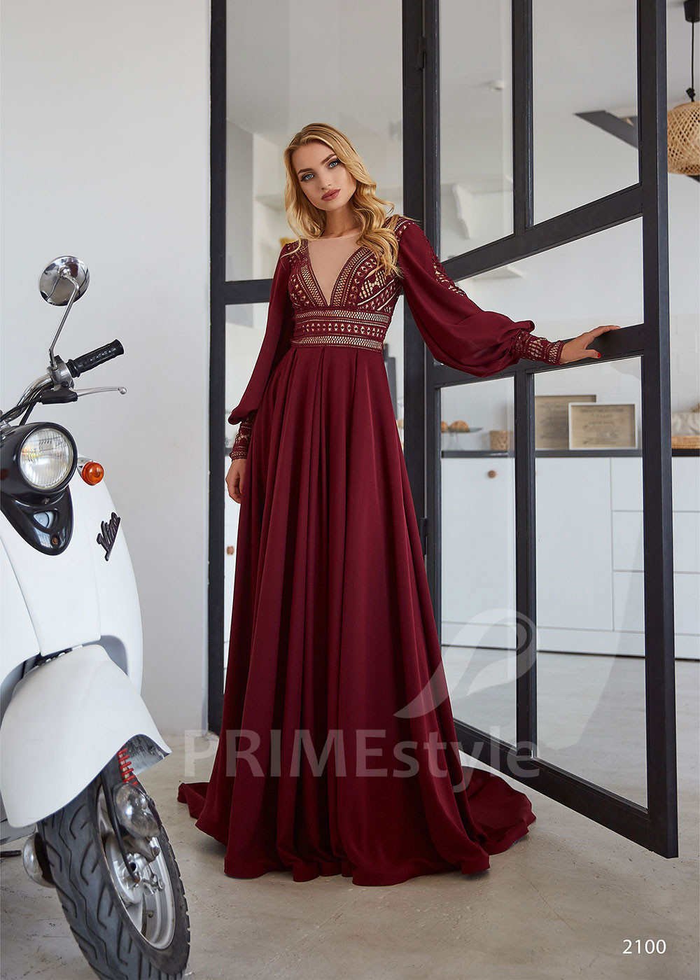 Elegantné večerné šaty RC2100