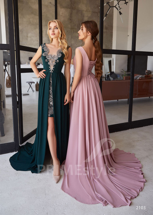 Čipkované šaty na svadbu RC2103