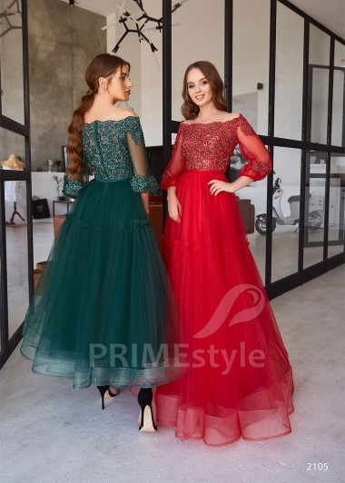 Tylové šaty pre družičky RC2105 - primestyle.sk