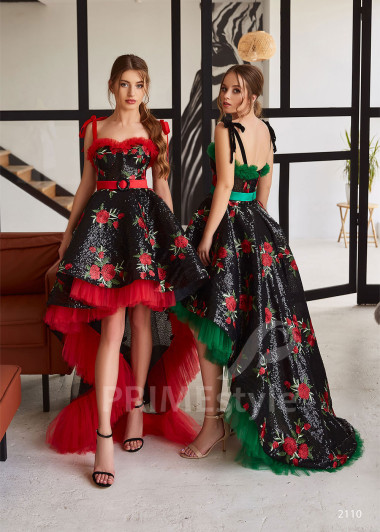 Extravagantné večerné šaty RC2110