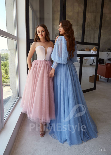 Tylové šaty na svadbu RC2113 - primestyle.sk