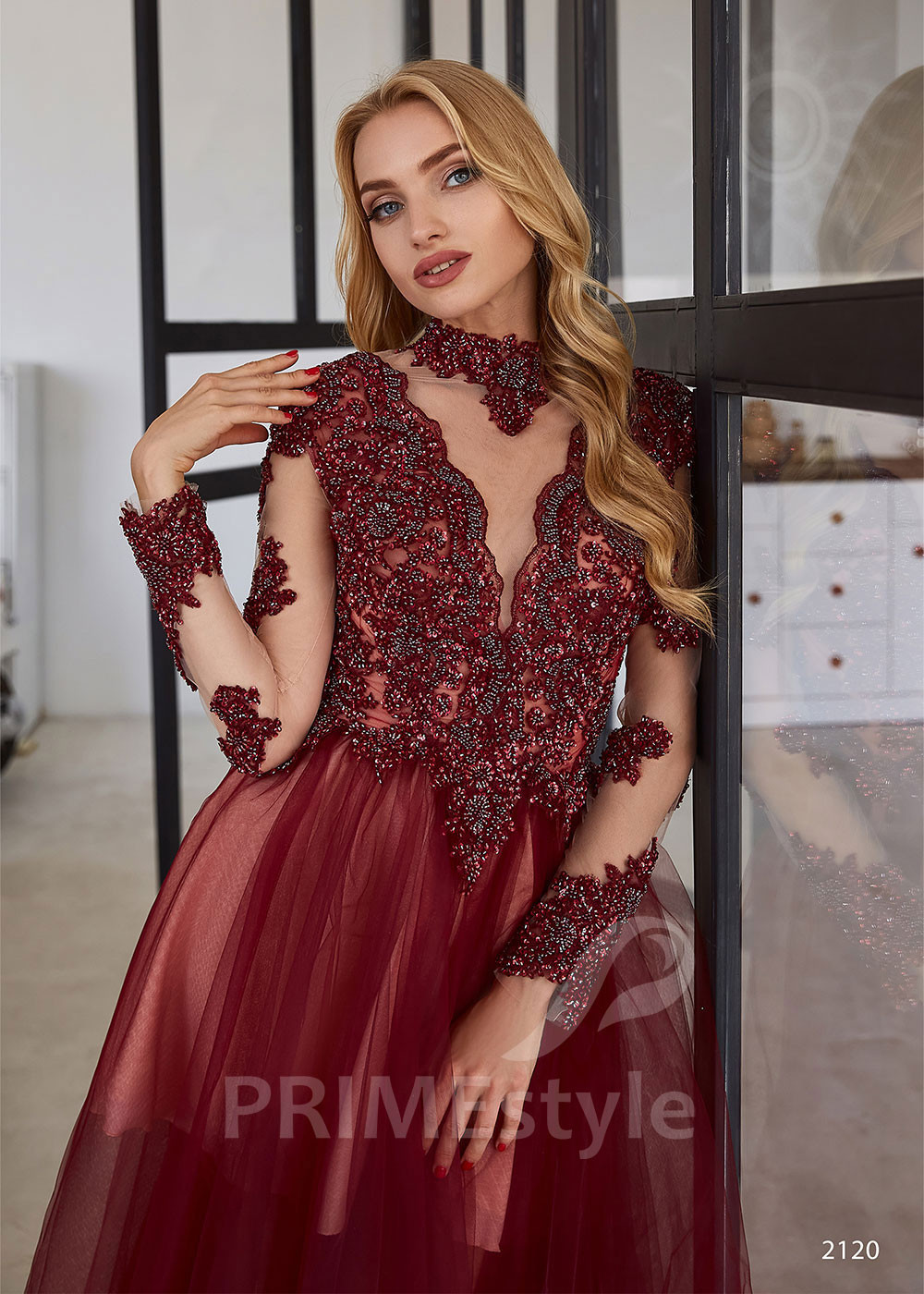 Čipkované šaty na ples RC2120