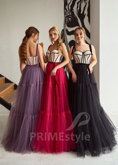 Extravagantné šaty na svadbu RC2125