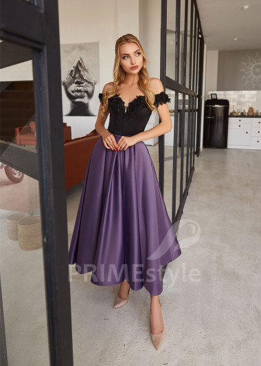 Saténové šaty na svadbu RC2131 - primestyle.sk