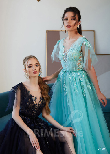 Čipkované šaty na ples RS600 - primestyle.sk