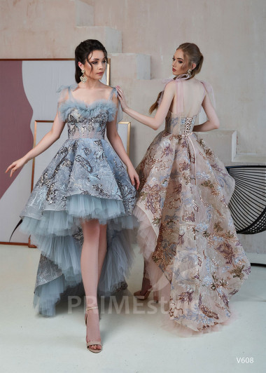 Extravagantné večerné šaty RS608