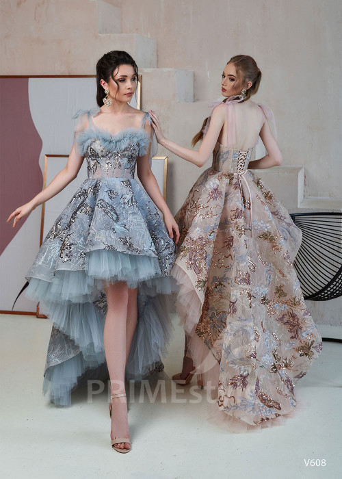 Extravagantné večerné šaty RS608