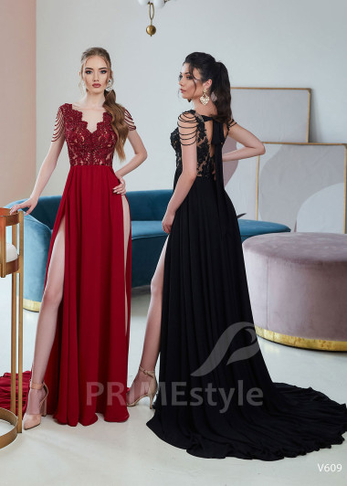 Krajkové šaty na ples RS609