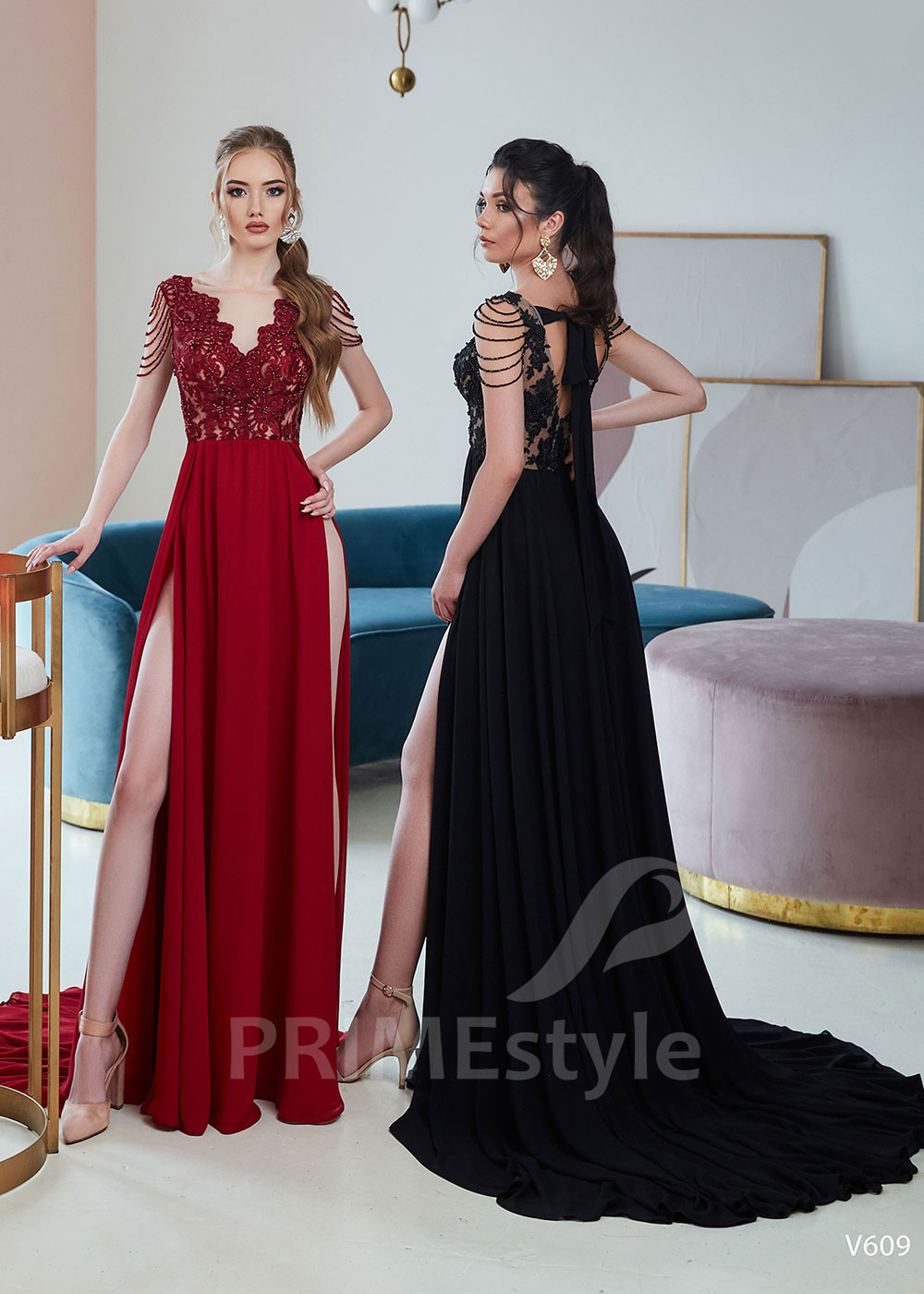 Krajkové šaty na ples RS609