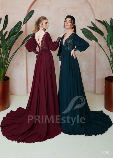 Elegantné šaty pre svadobné mamy RS610 - primestyle.sk