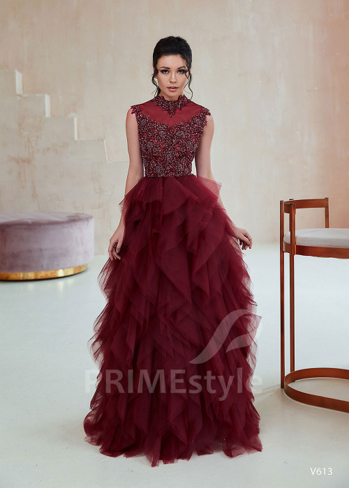 Extravagantné večerné šaty RS613