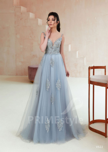 Jednoduché šaty na stužkovú RS622