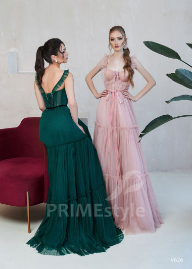 Tylové popolnočné šaty RS626 - primestyle.sk