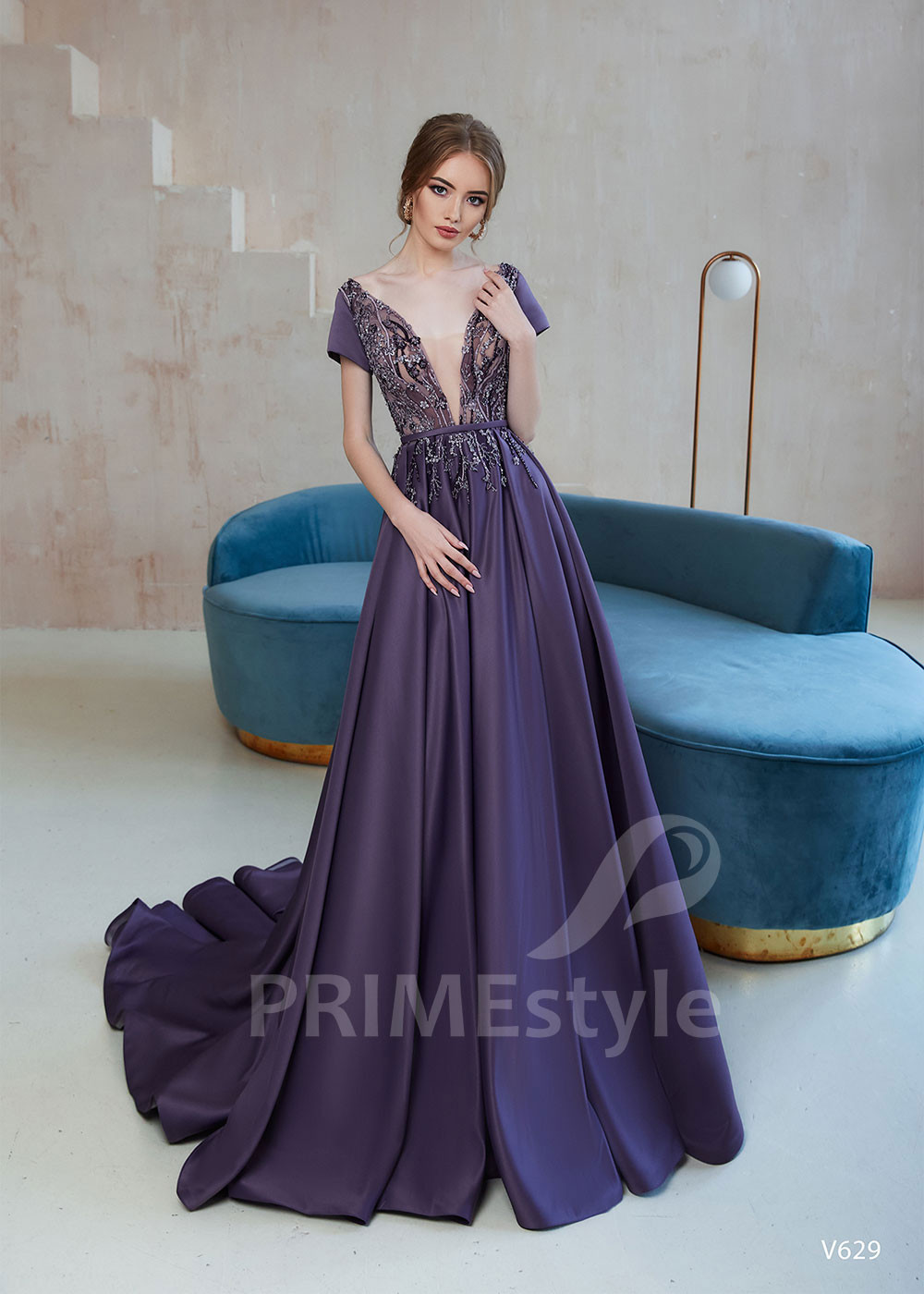 Elegantné šaty na stužkovú RS629