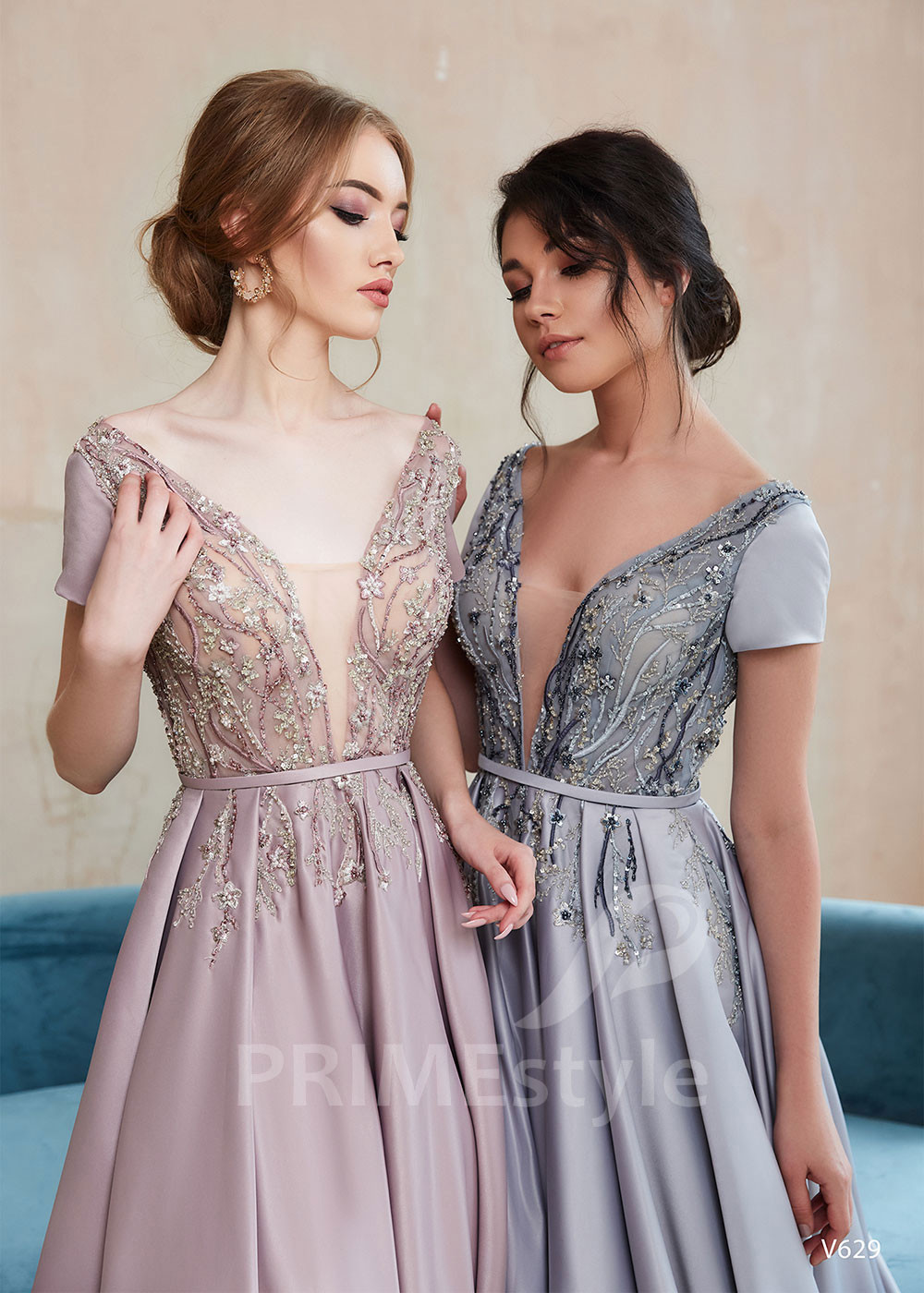 Elegantné šaty na stužkovú RS629